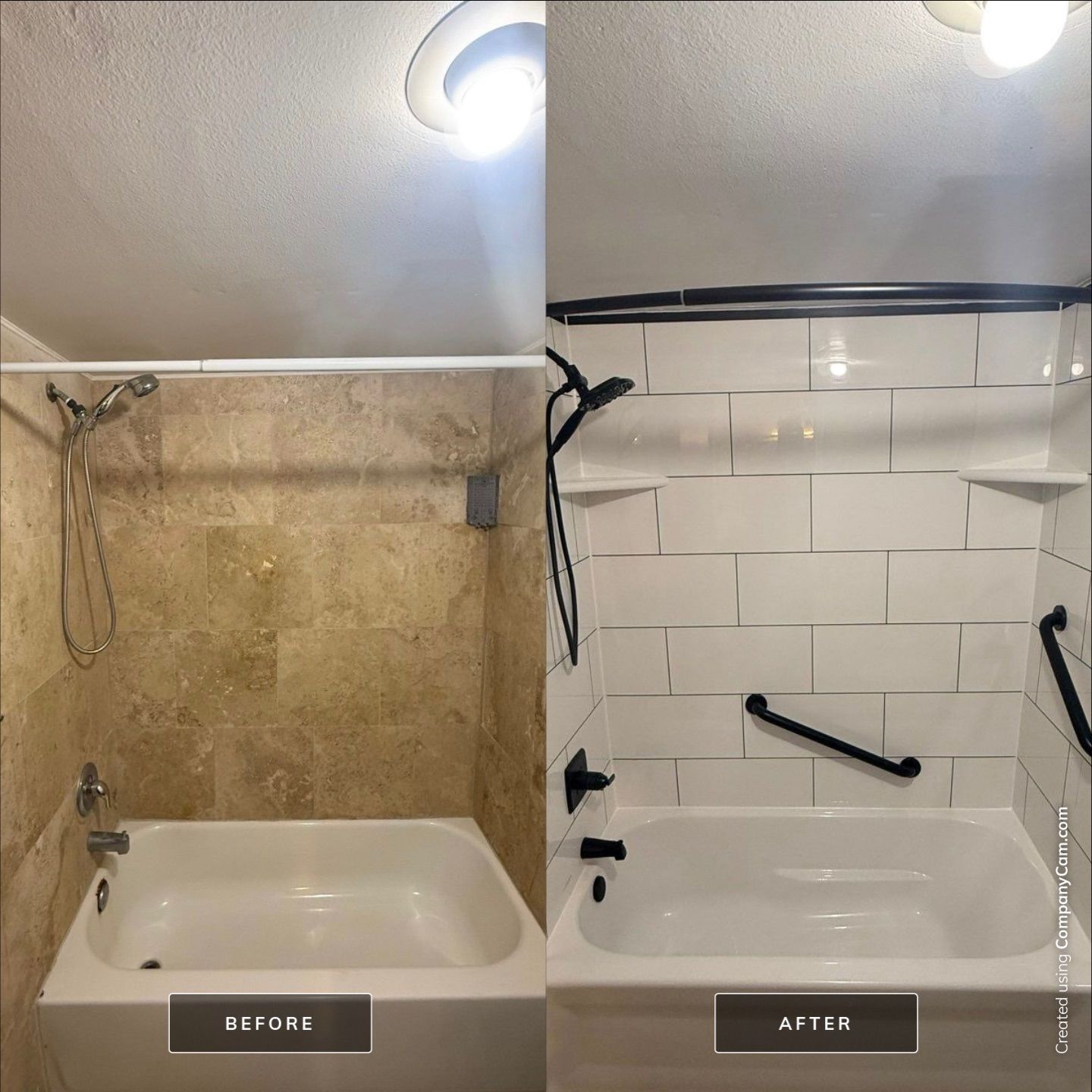 Bathroom transformation in Clearwater Florida