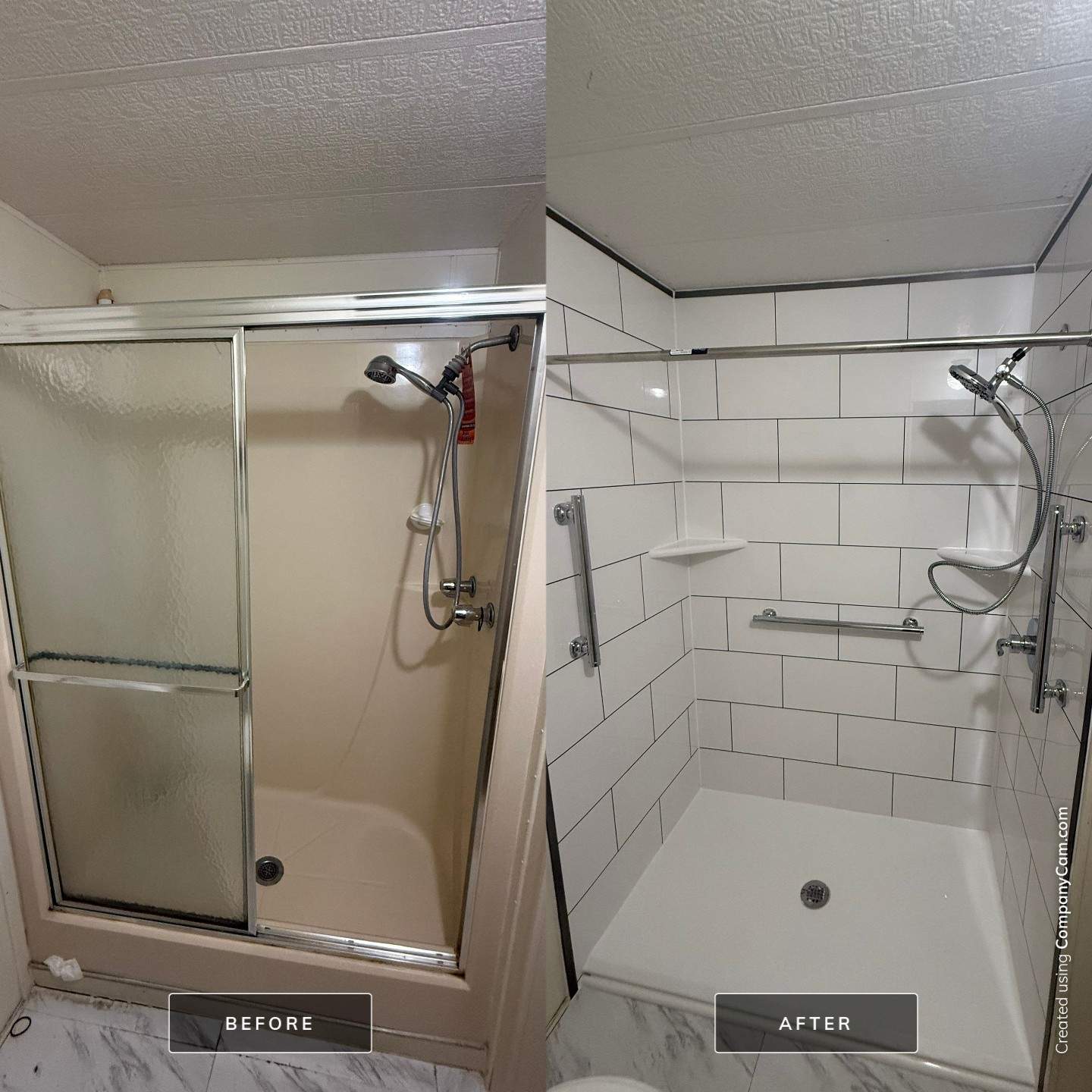 Tub to shower conversion in Safety Harbor Florida