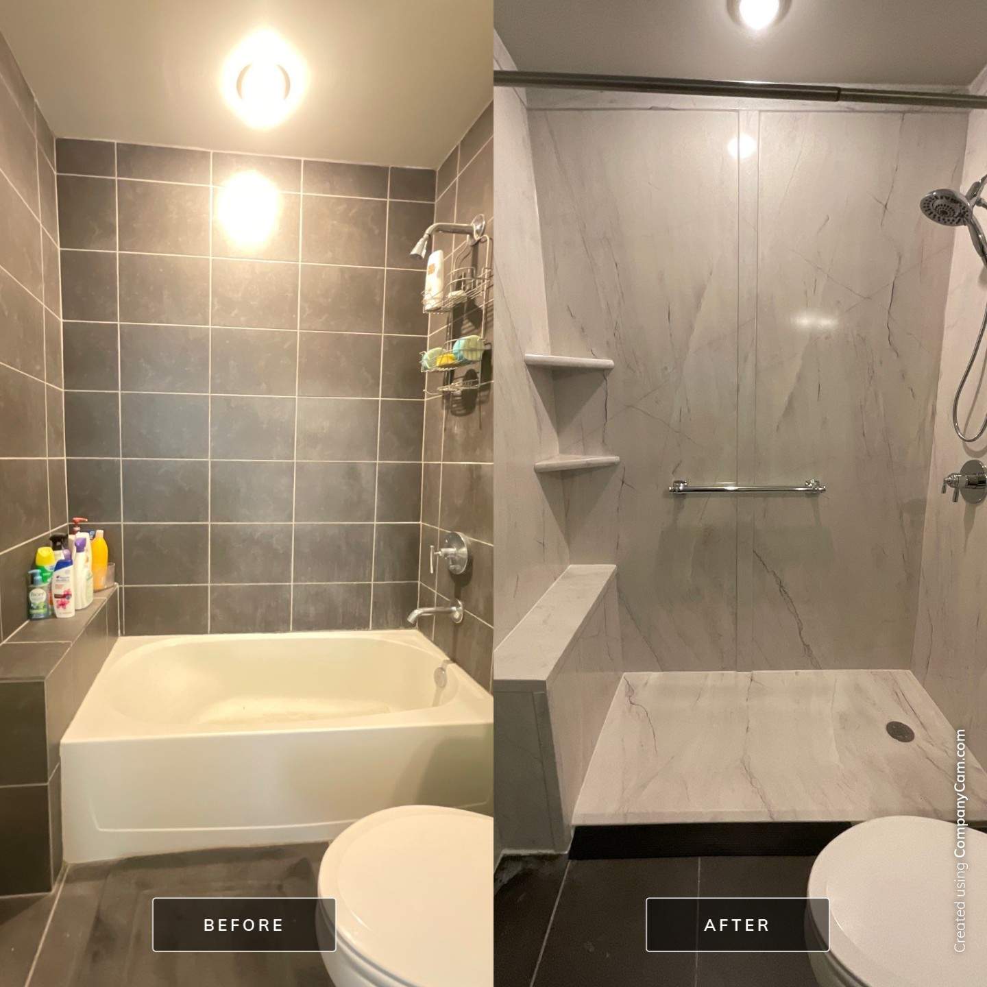 Tub to shower conversion in Saint Petersburg Florida