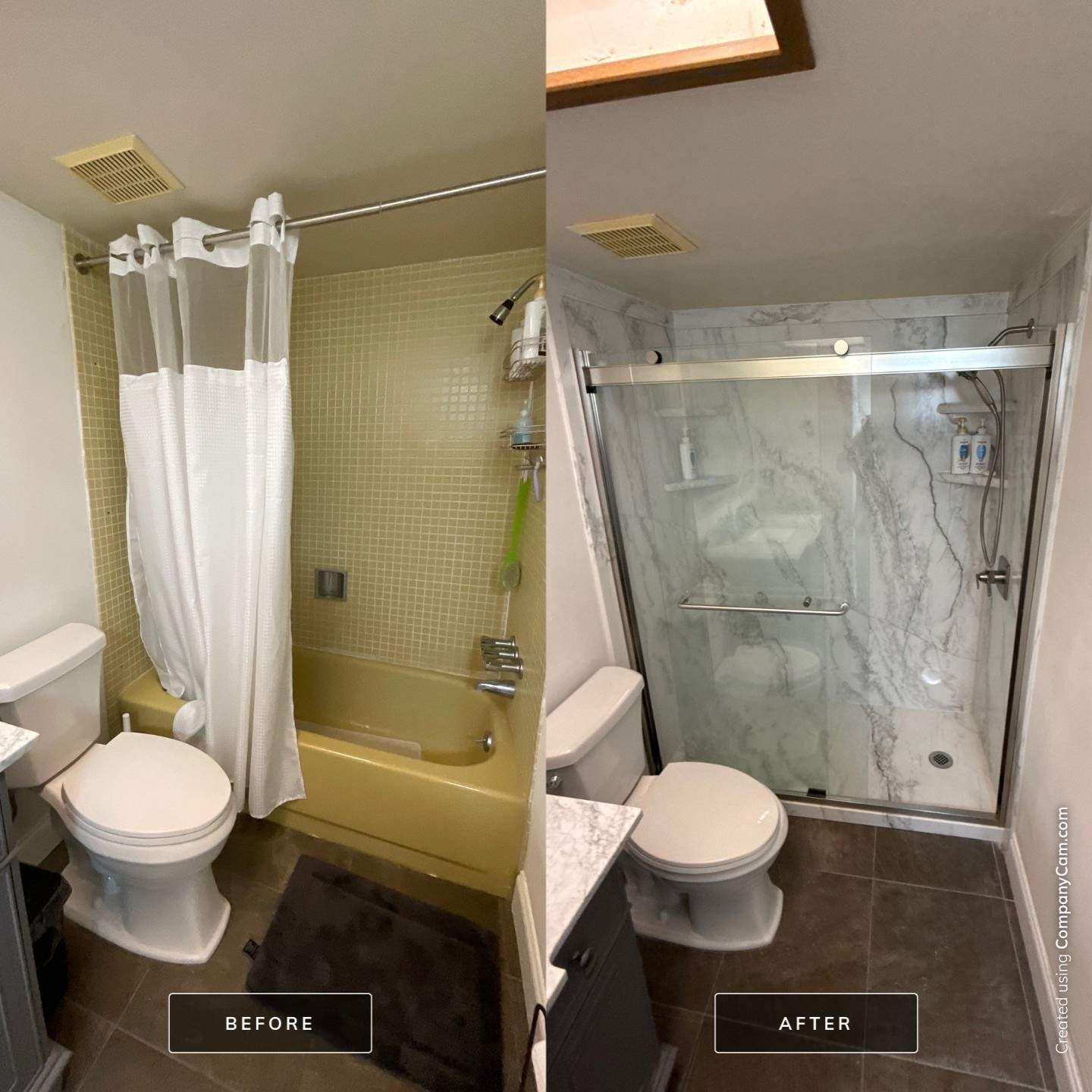 Tub to shower conversion in Tampa Florida